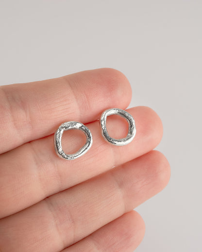 Cove Organic Ring Studs