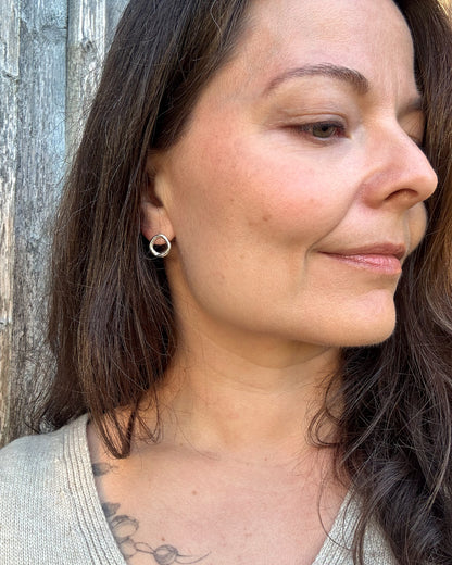 Cove Organic Ring Studs