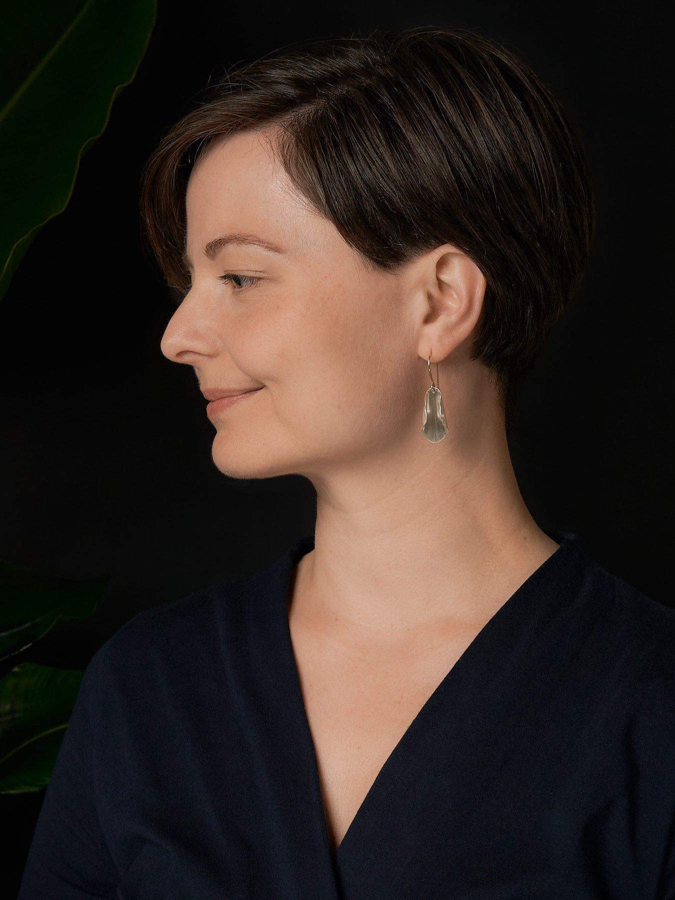 Magnolia classic earrings in silver